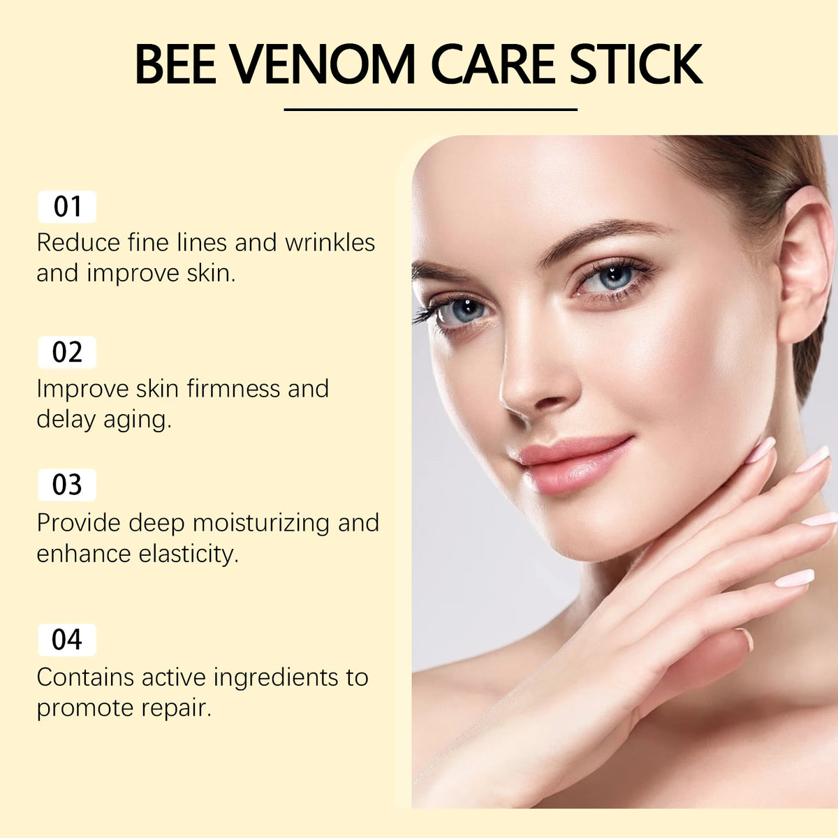Eelhoe Bee-Venom Neck Cream Stick – Collagen Lift & Firm Neck Firming Cream SPOT