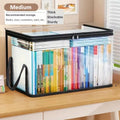 Clear PVC Storage Box – Flip-Top Lid & View Window Organizer Storage Organizer Box SPOT Transparent Medium
