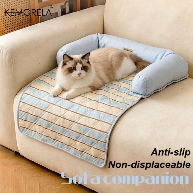 Summer Cooling Pet Bed Cushion – Non-Slip Washable Mat for Dogs & Cats Pet Cooling Mat SPOT