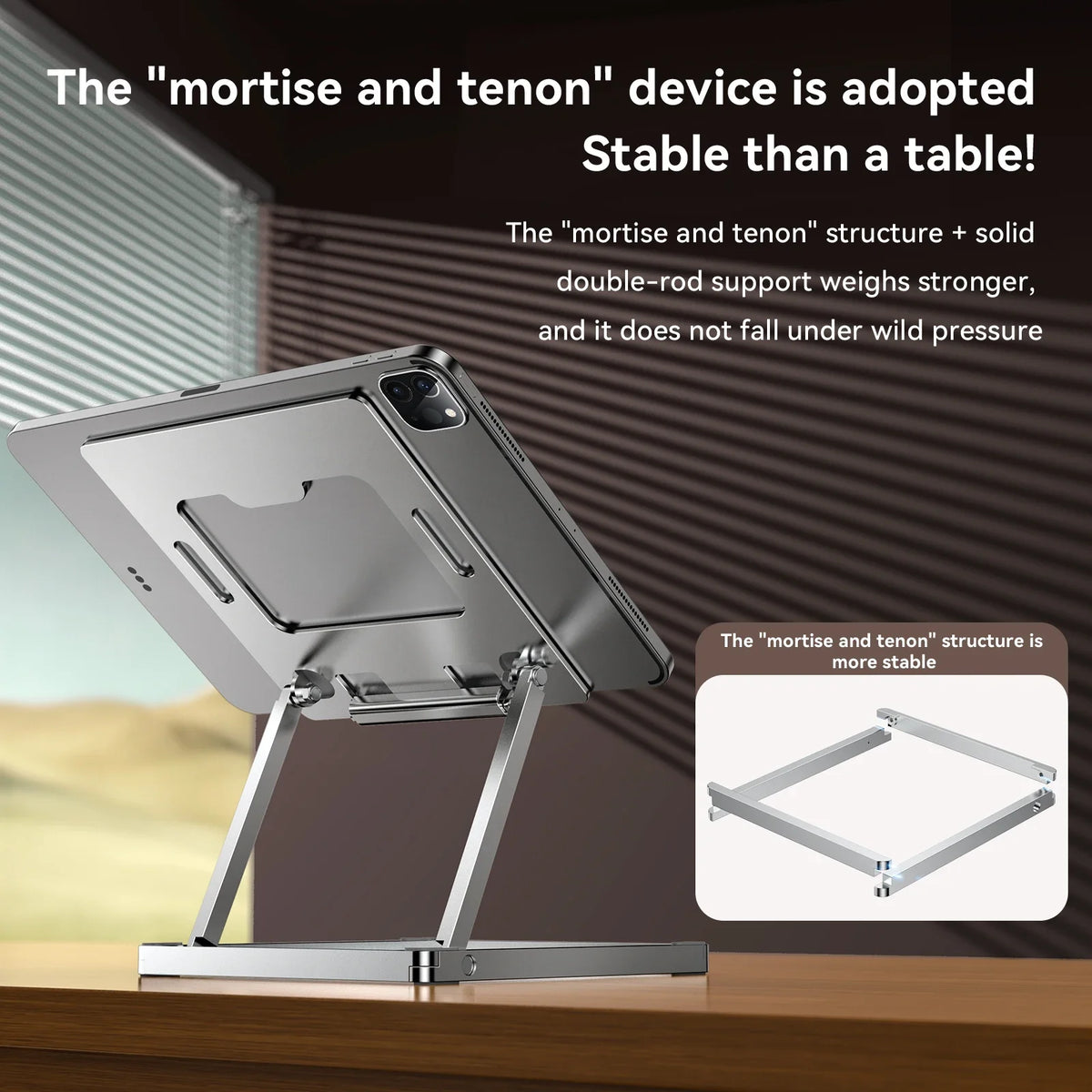 Foldable Aluminum Tablet & Phone Stand – Adjustable Desk Holder Tablet & Phone Stand SPOT