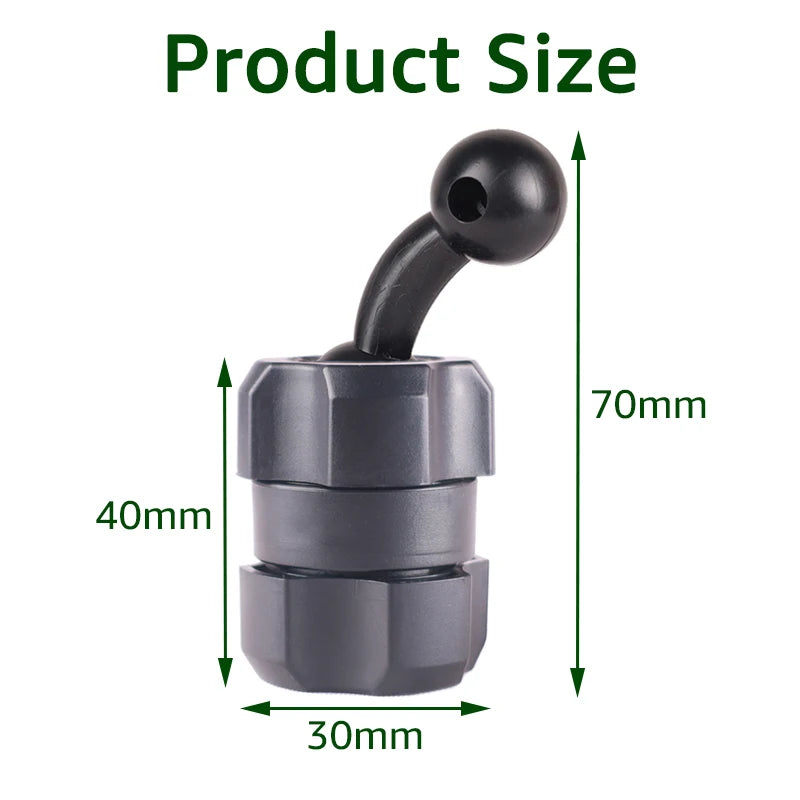 17mm Ball Joint Extension Arm for Car Phone Mount – 360° Rotation Phone Mount Adapter SPOT