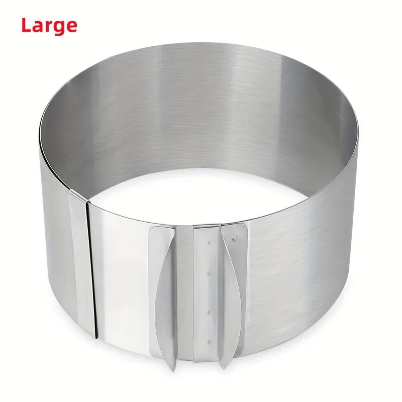Adjustable Stainless Steel Cake Ring Mold – Easy Release Cake Ring Mold SPOT Lager 16-30cm Round