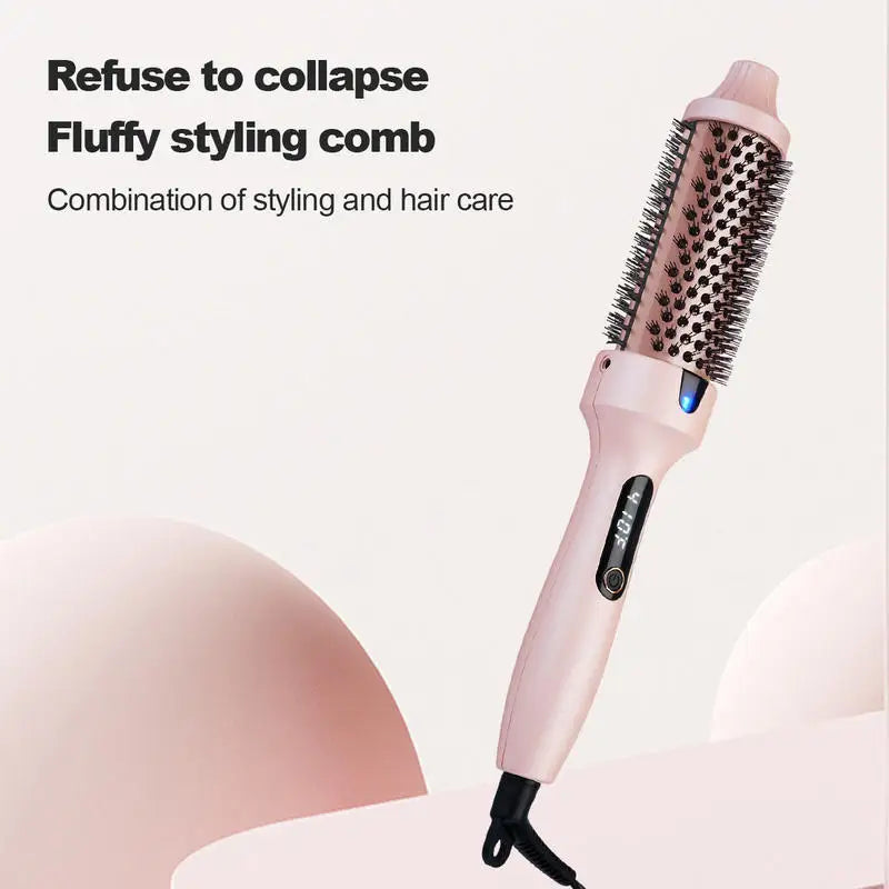 2-in-1 Hair Straightener Brush & Curler – Electric Styling Tool Hair Styling Tool SPOT