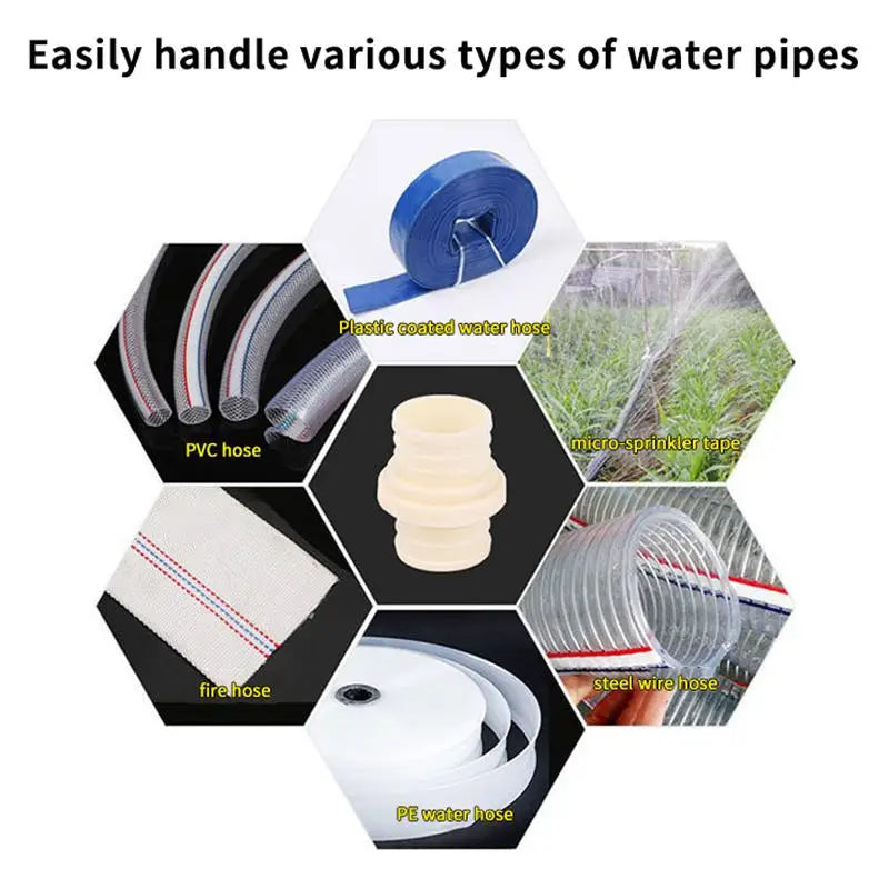 Garden Hose Quick Connector – ABS Irrigation Adapter 1/2 to 1" Irrigation Hose Connector SPOT