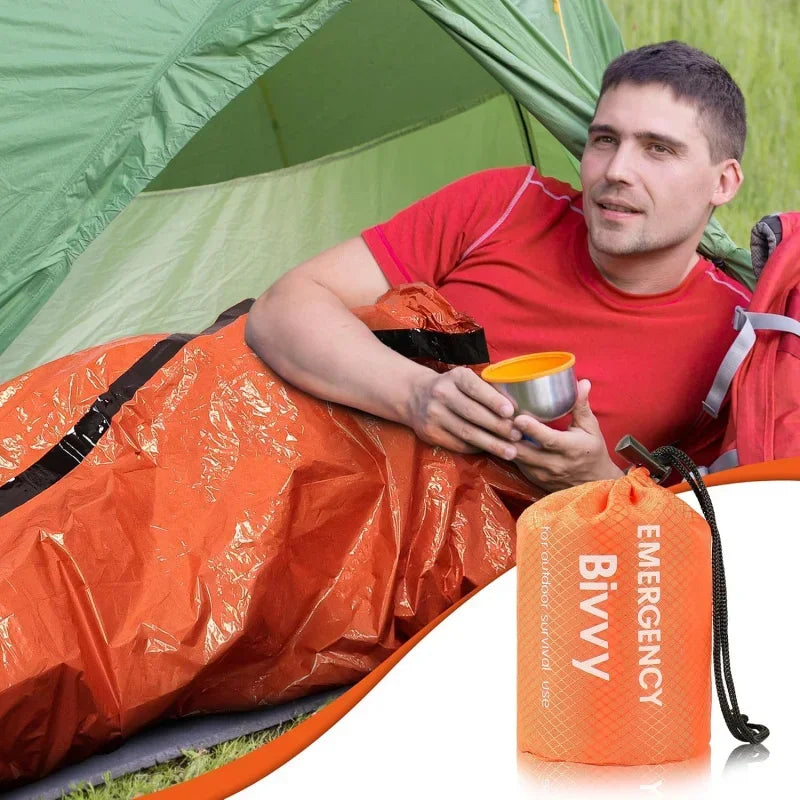 Thermal Emergency Sleeping Bag – Waterproof Survival Bivy Sack Survival Bivy Sack SPOT