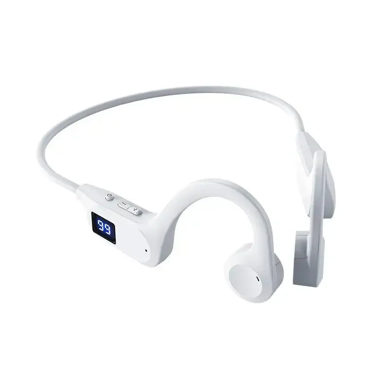 X7 Bone Conduction Wireless Sport Earphones Bluetooth 5.3 Wireless Sport Earphones SPOT White
