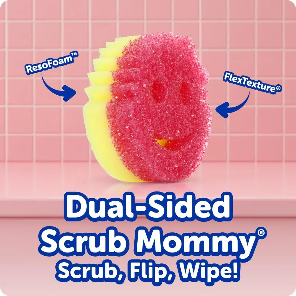 6-Pack Dual-Sided Non-Scratch Dish Sponges for Kitchen Kitchen Dish Sponges SPOT
