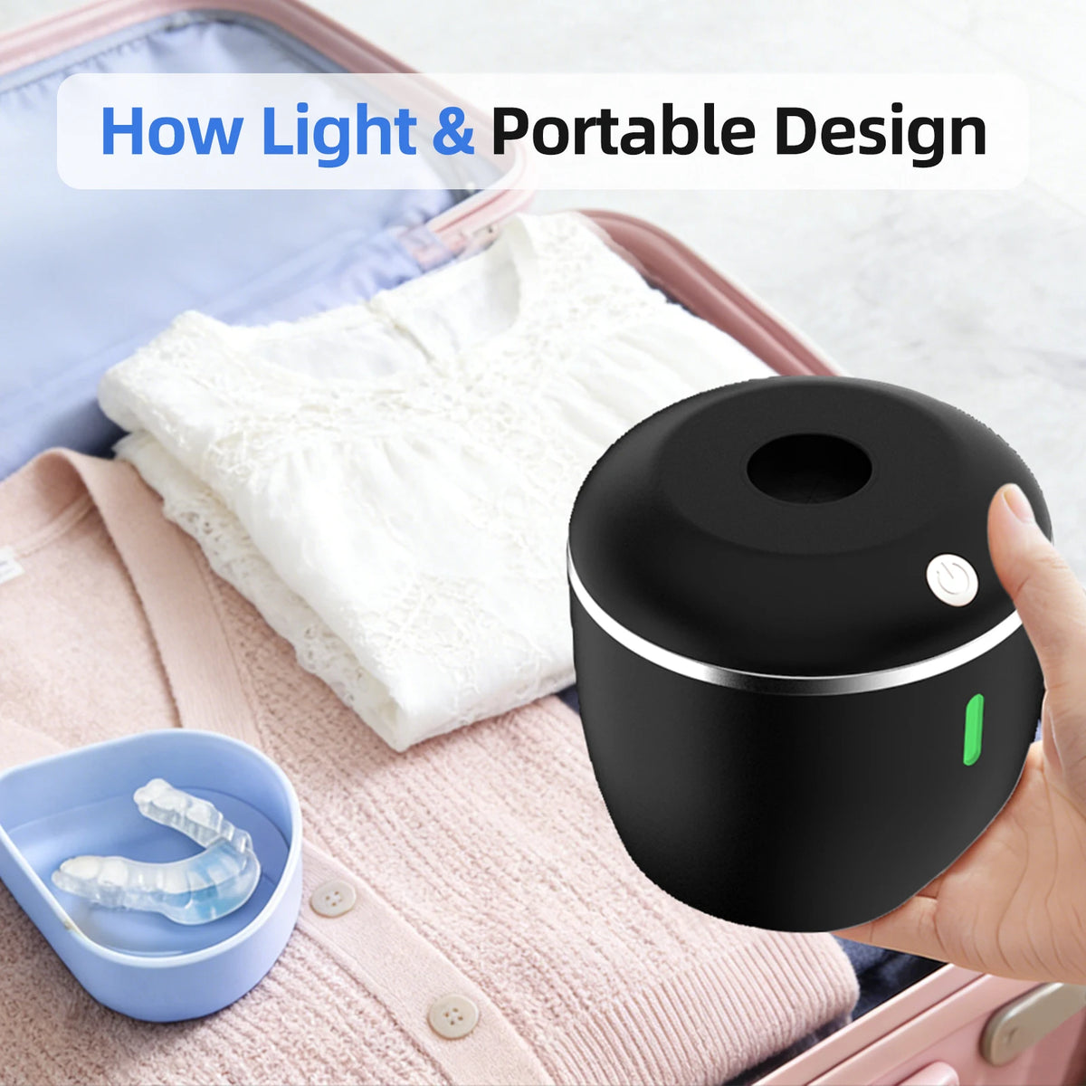 Ultrasonic UV Retainer & Denture Cleaner Machine – 45kHz Ultrasonic Cleaner SPOT