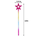 Star Fairy Wand for Girls – Princess Costume Magic Wand Prop Costume Wand Prop SPOT Multicolor