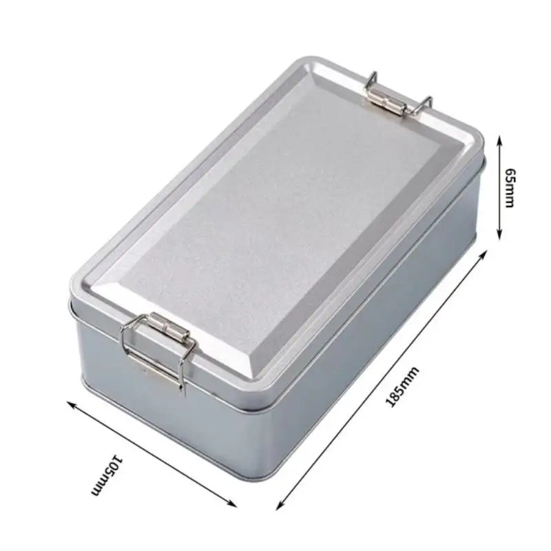 Vintage Tinplate Storage Box with Lid – Chinese New Year Gift Tin Tinplate Storage Tin SPOT A