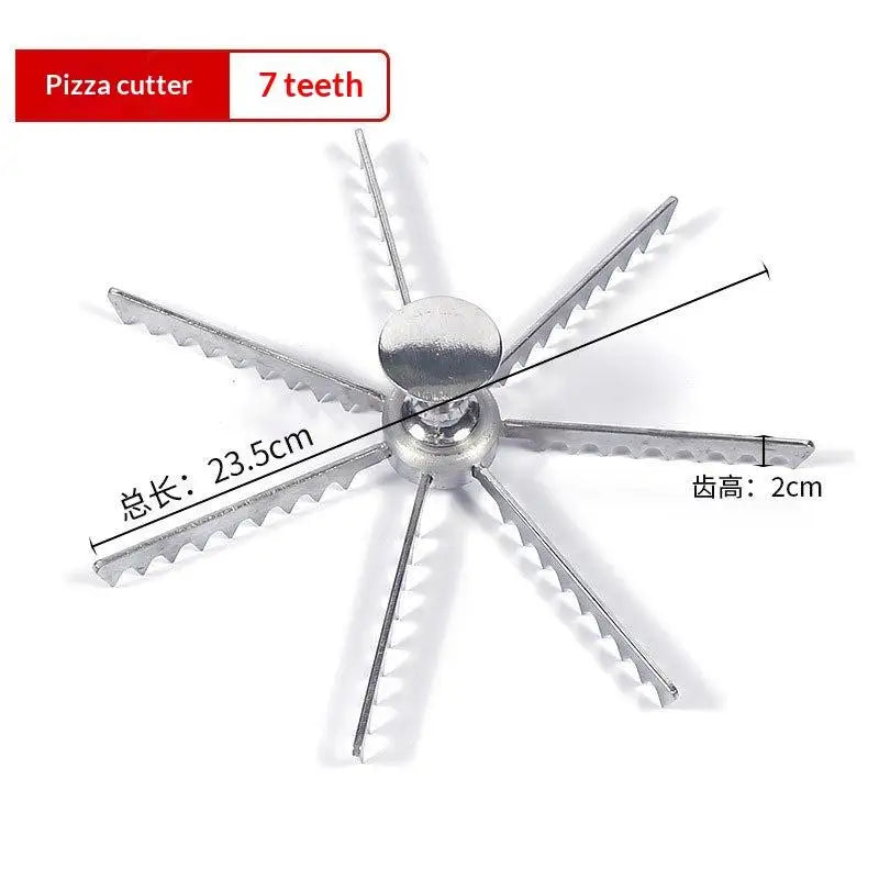 Multi-Blade Pizza Cutter – Food-Grade Aluminum Alloy Slicer Pizza Cutter SPOT C