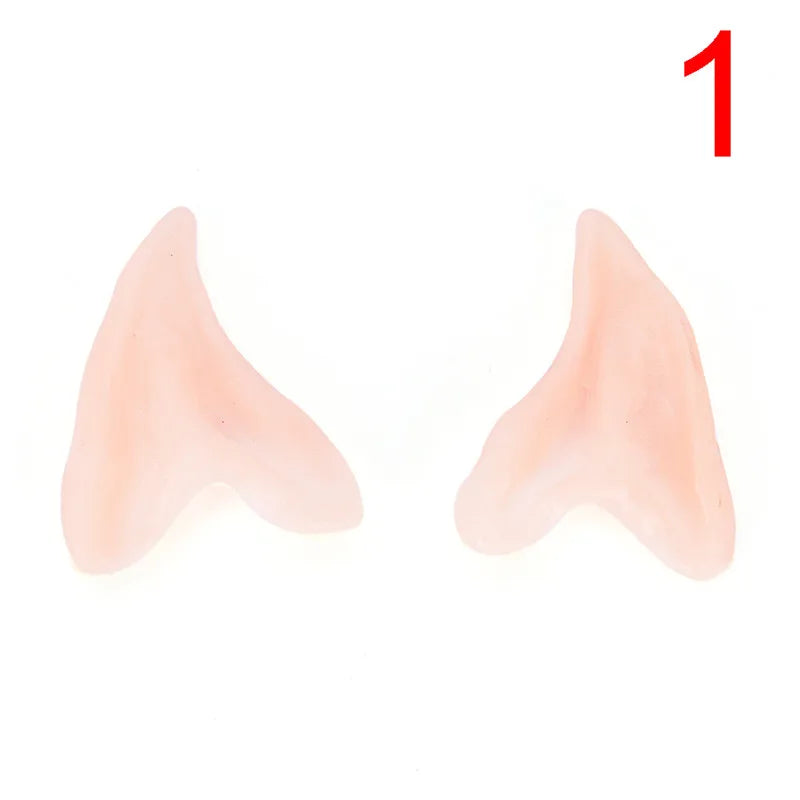 Elf Ears Cosplay – Soft Latex Fairy Pixie Ears for Costume Costume Ear Tips SPOT A