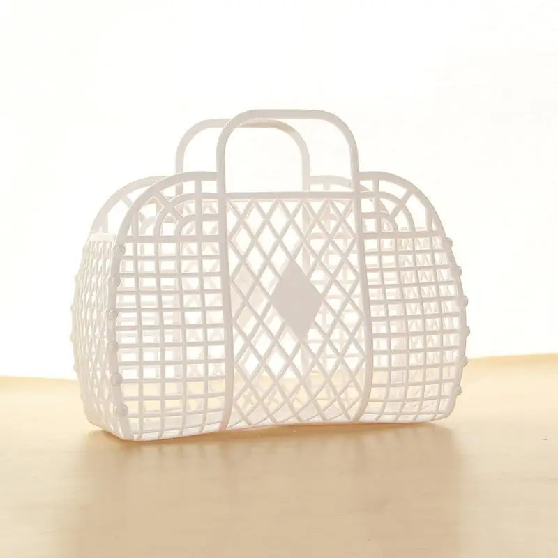 Hollow Plastic Storage Basket – BPA-Free PE Shower & Home Organizer Storage Basket SPOT A8