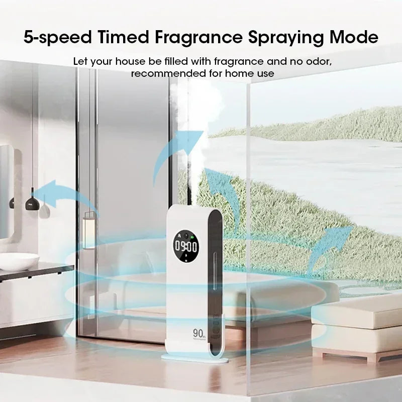 Wall-Mounted Aroma Diffuser with Motion Sensor, Clock & Light Aroma Diffuser SPOT