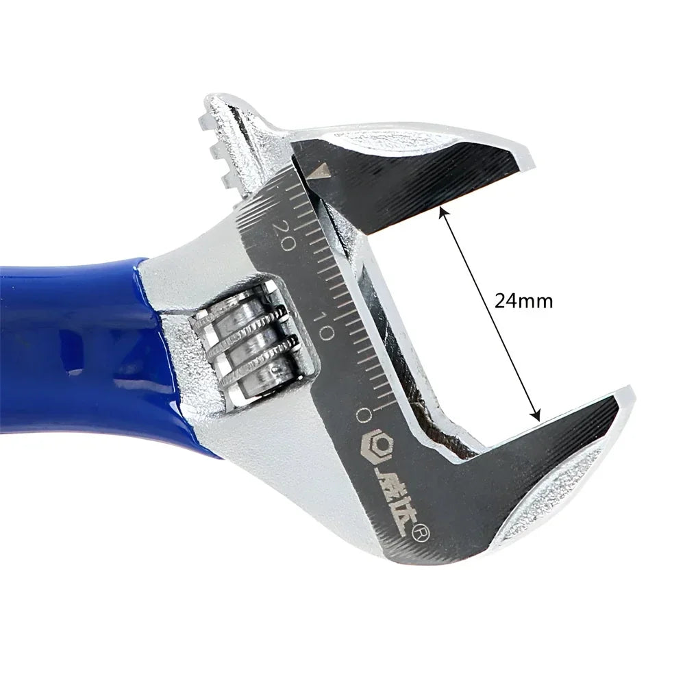 Adjustable Mini Spanner Wrench Up to 24mm – Chrome-Vanadium Adjustable Hand Wrench SPOT