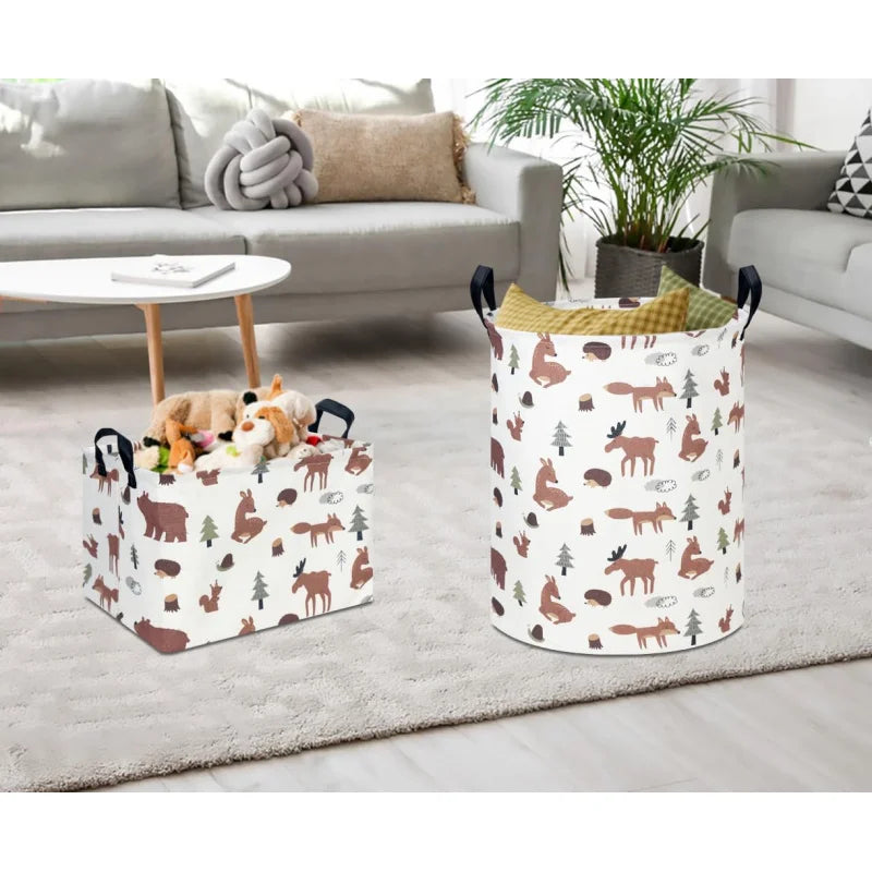 Foldable Fabric Storage Basket – Waterproof Toy Chest & Organizer Foldable Storage Basket SPOT