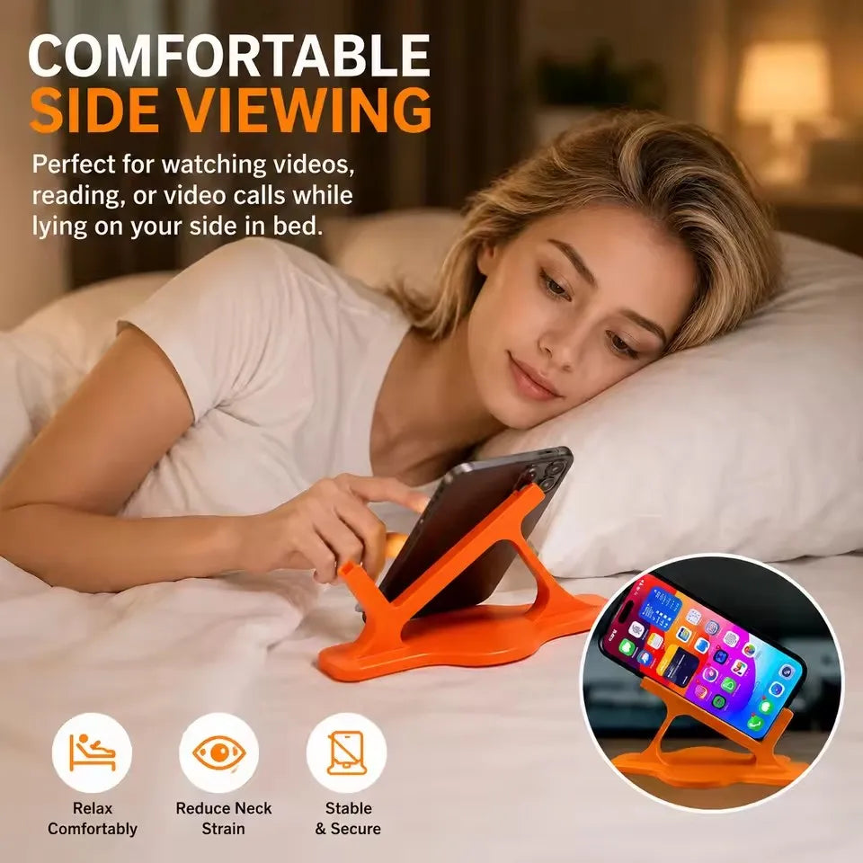 Lazy Bed Phone Stand – Side-Lying Ergonomic Hands-Free Holder Phone Stand Holder SPOT