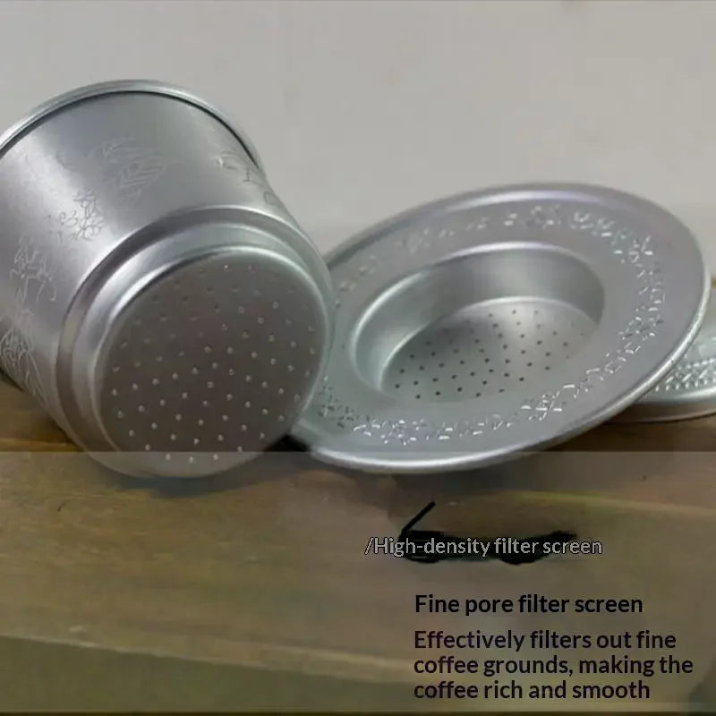 Vietnamese Coffee Dripper Set – Portable Aluminum Filter Coffee Dripper Set SPOT