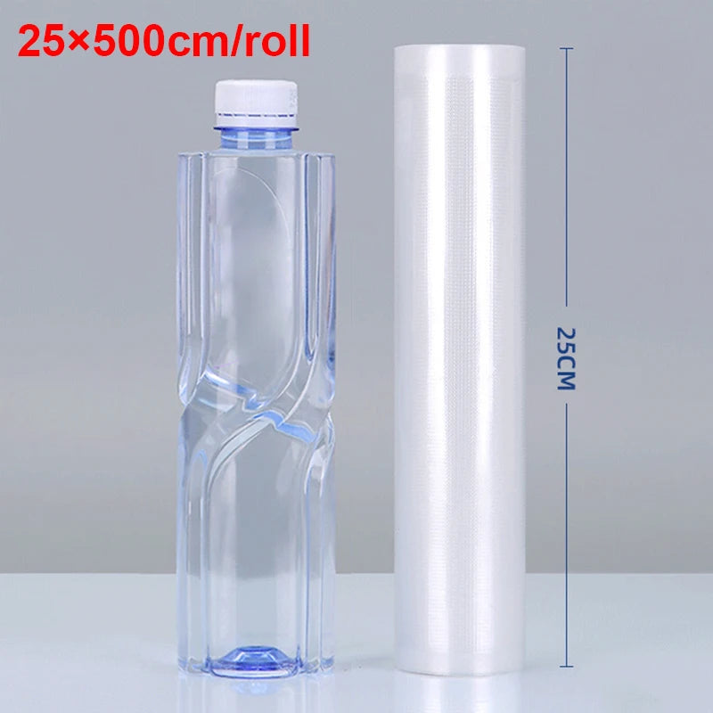 Vacuum Sealer Bag Rolls 5-Pack | Custom Length Food Storage Vacuum Sealer Bag Rolls SPOT 1Roll 25x500cm