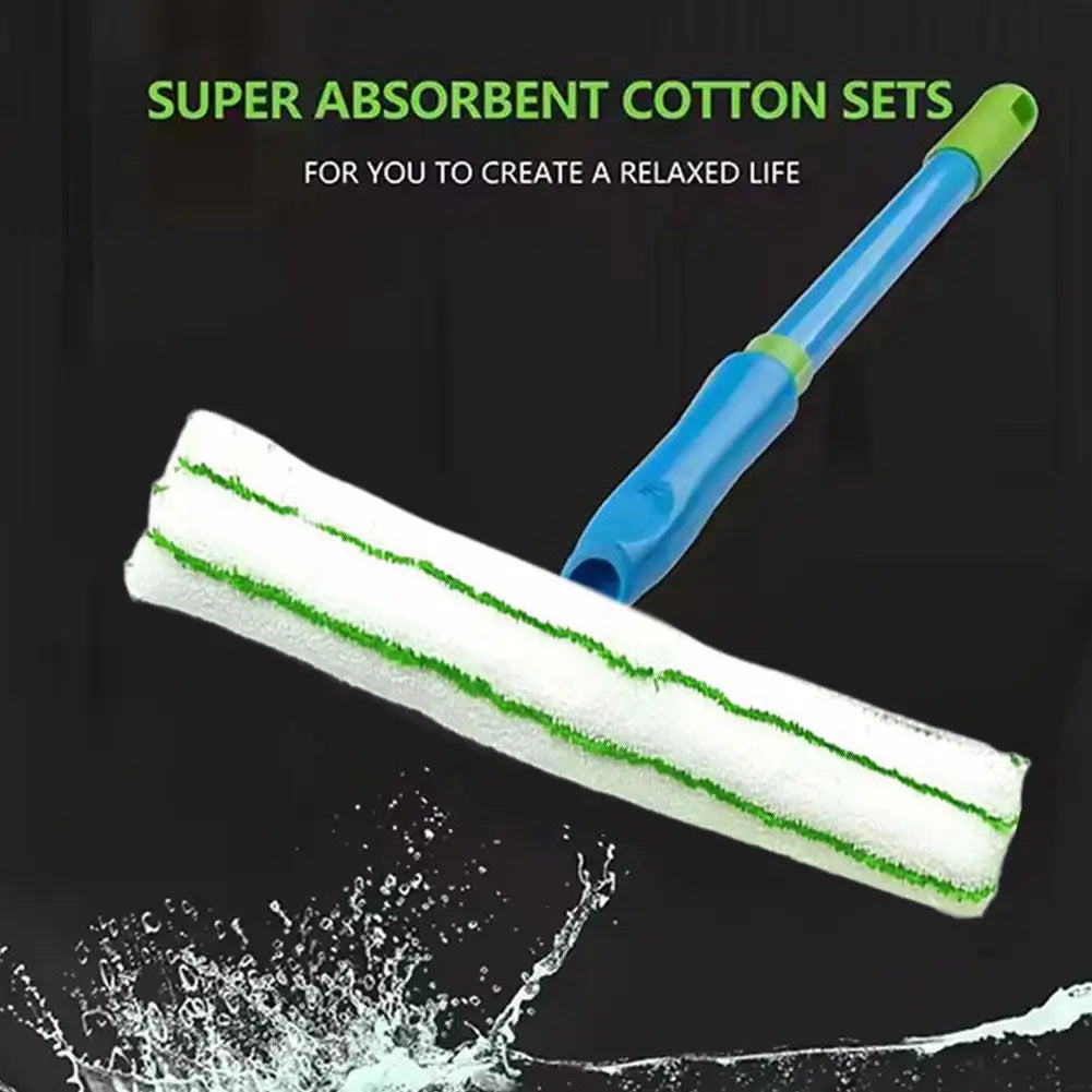 Silicone Window Squeegee Kit – Streak-Free Glass Cleaner Window Squeegee Kit SPOT