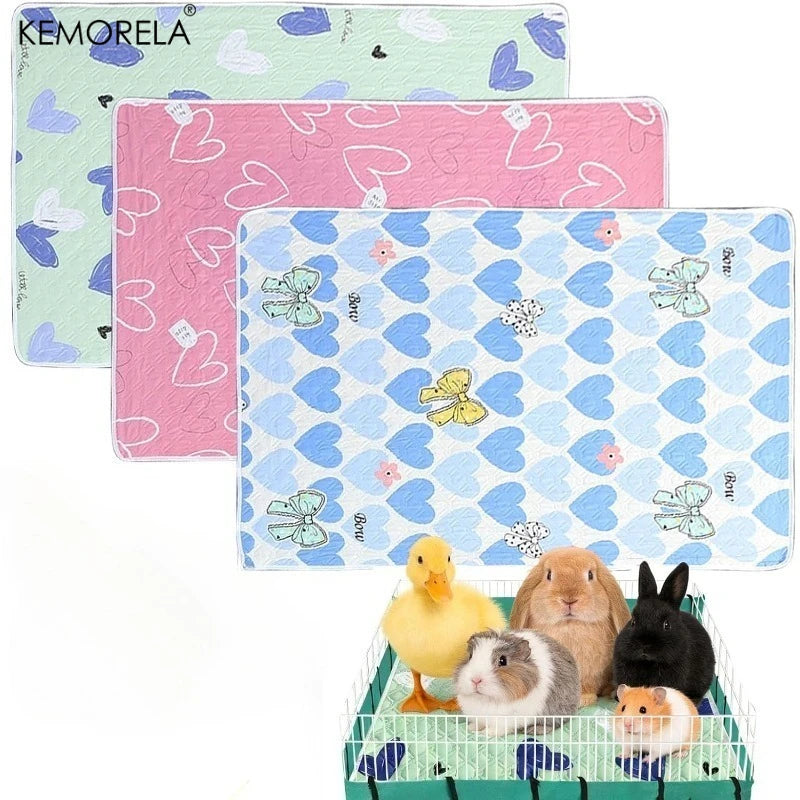 Washable Guinea Pig & Hamster Cage Mat – Anti-Slip Bedding Small Pet Cage Mat SPOT