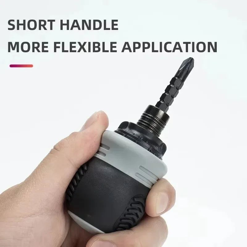 Ergonomic Ratchet Screwdriver Set – Double-Headed, Multi-Bit Ratchet Screwdriver Set SPOT