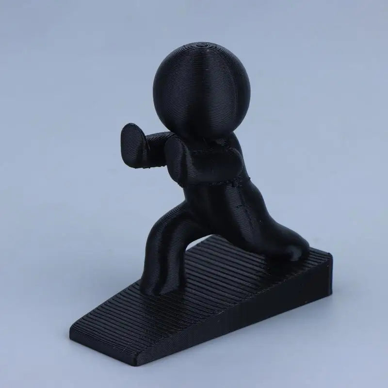 Cartoon Door Stop – Non-Slip No-Drill Decorative Door Stopper Decorative Door Stop SPOT BK1