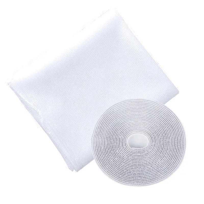 DIY Self-Adhesive Mosquito Window Net – Nylon Insect Screen Insect Window Screen SPOT white S-1.3x1.5m