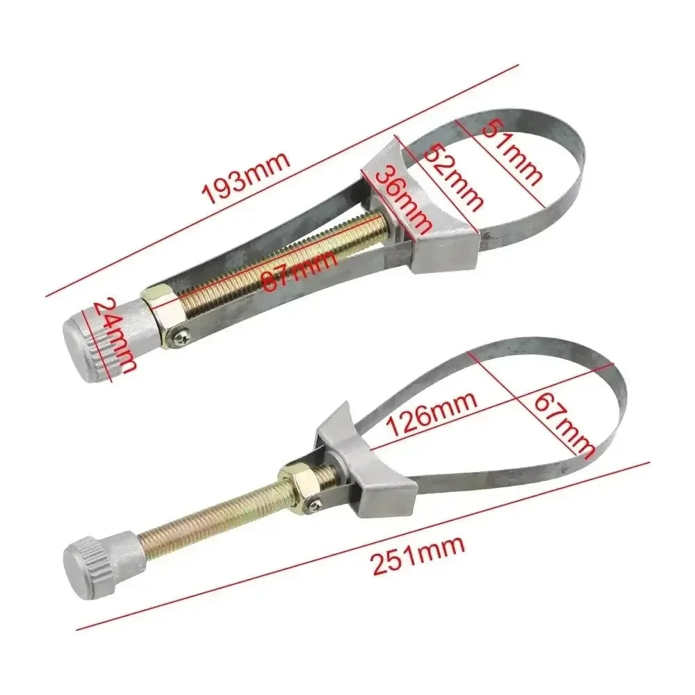 Universal Strap Oil Filter Wrench – Adjustable Removal Tool Oil Filter Wrench SPOT