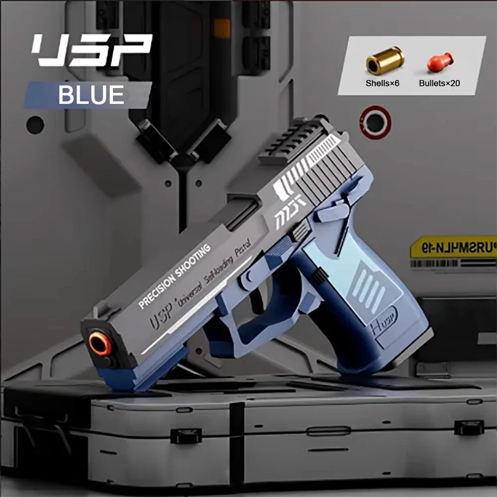 M92 Shell-Ejecting Toy Revolver Pistol – Continuous Shooting Toy Revolver Gun SPOT