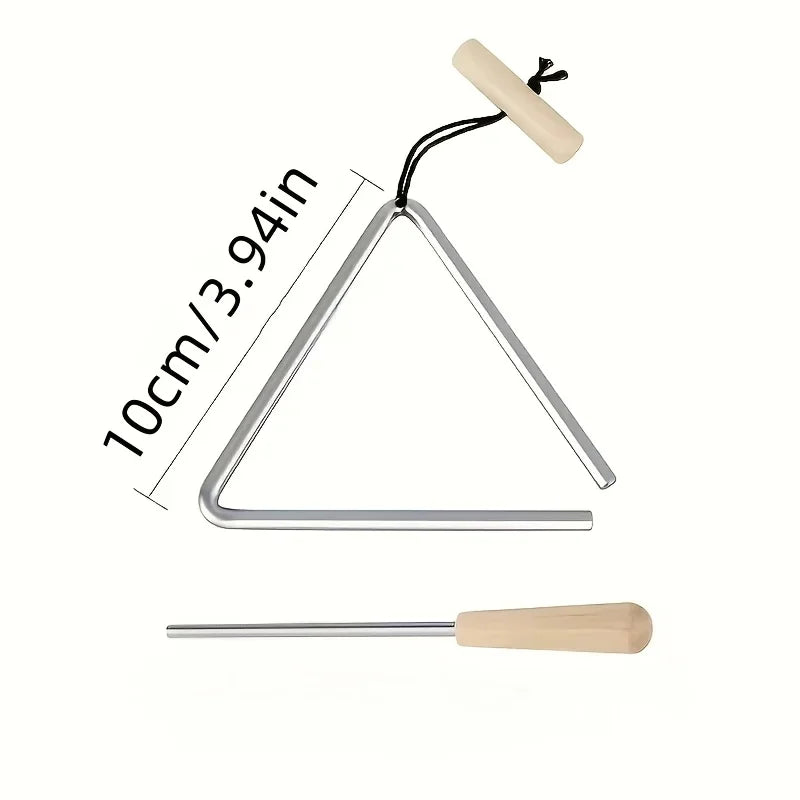 Professional Triangle Instrument Set with Beater | Percussion Percussion Instrument SPOT