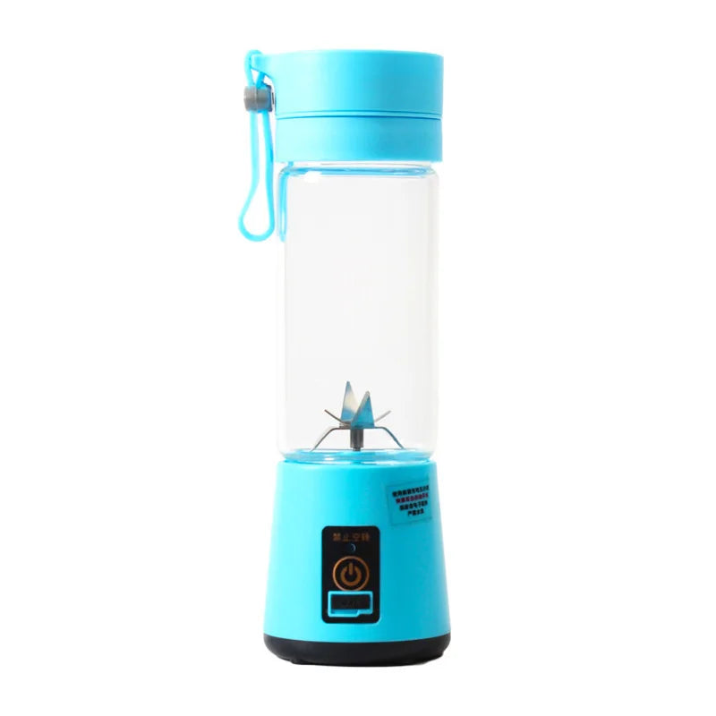 USB Rechargeable Portable Fruit Blender – Mini Smoothie Maker Portable Blender SPOT Light Green