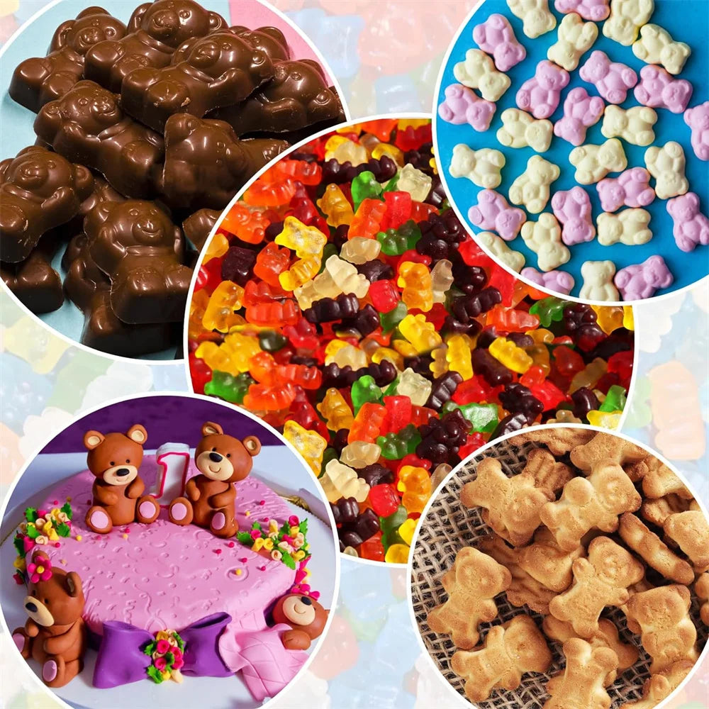 Silicone Mini Fudge & Chocolate Molds with Dropper | Non-Stick Silicone Baking Mold SPOT