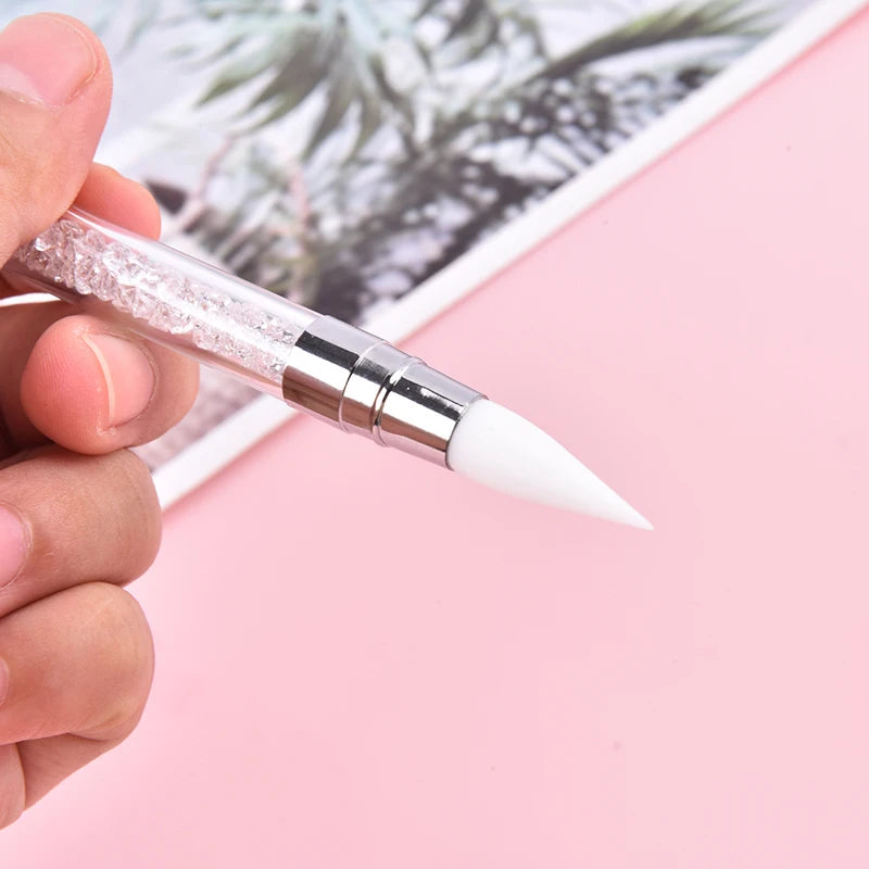 Dual-Ended Silicone Nail Art Sculpture Pen – 3D DIY Tool Nail Art Tool SPOT