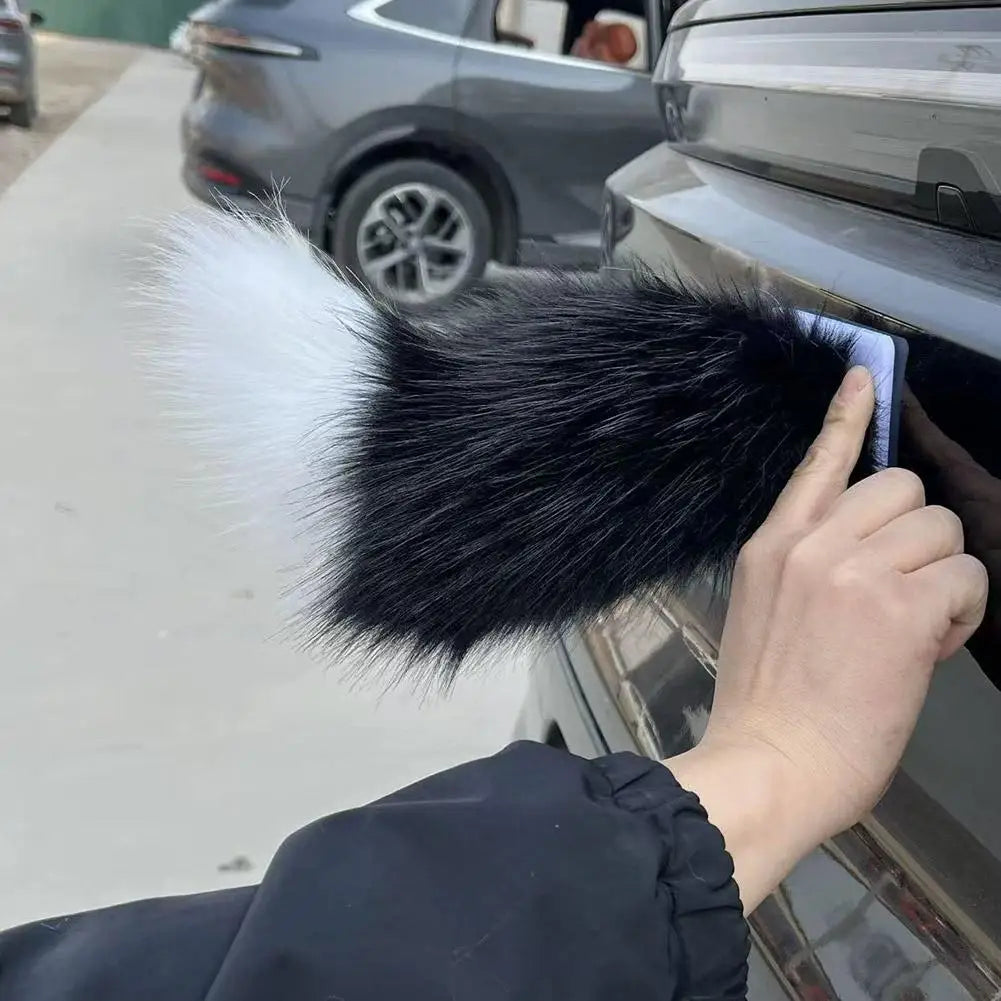 Remote Control Electric Moving Car Tail – Faux Fur Decoration Car Decoration Accessory SPOT