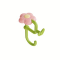 Flower Bag Hook – No-Drill Desk Clamp & Table Edge Hanger Desk Bag Hook SPOT Pink