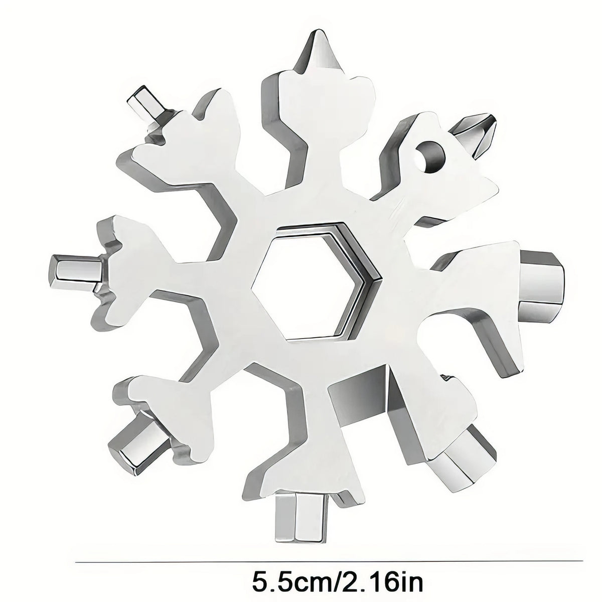 Snowflake Multitool Keychain – Screwdriver, Wrench & Bottle Opener Multitool Keychain SPOT