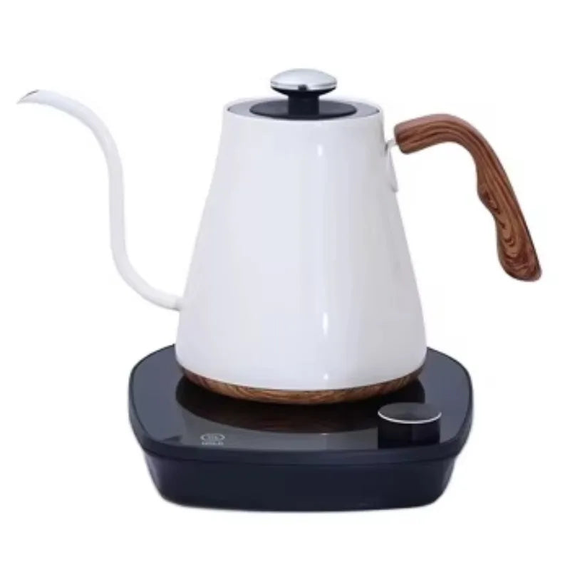 Wood Grain Electric Gooseneck Kettle with Temperature Control Electric Gooseneck Kettle SPOT