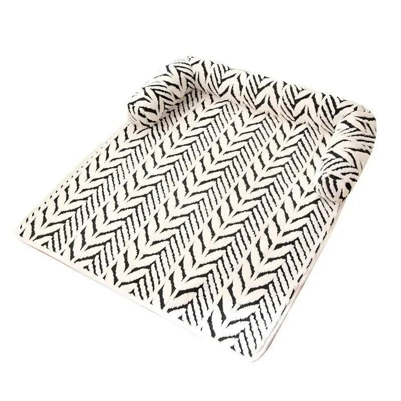 Soft Fluffy Pet Sofa Mat – Anti-Slip Dog & Cat Bolster Bed Pet Bolster Bed SPOT