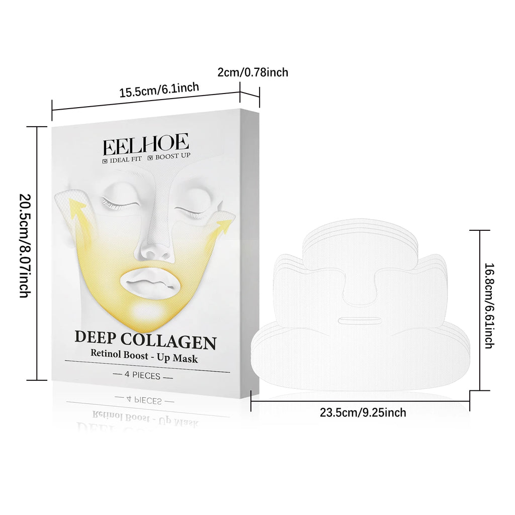 EELHOE Collagen Retinol Firming Face Mask – 4-Pack Firming Face Mask SPOT