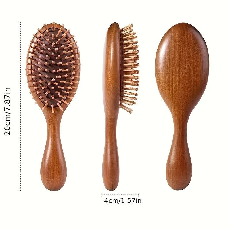 Sandalwood Air Cushion Hairbrush – Scalp Massage Comb Scalp Massage Hairbrush SPOT
