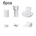 No-Drill Pleated Blind Bracket Clamp Set – 6 or 24 Pack Blind Bracket Clamps SPOT 6Pcs