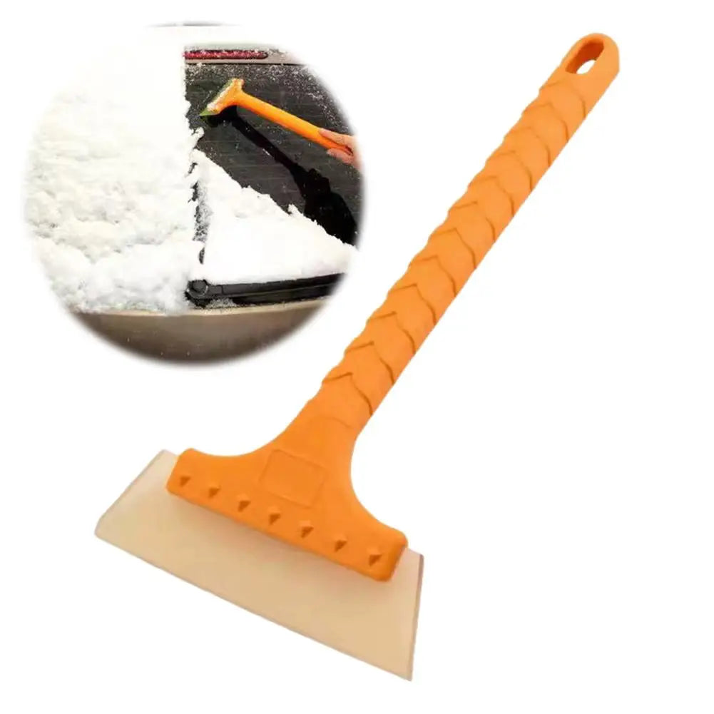 Car Snow & Ice Scraper Long Handle – TPU Windshield Wiper Car Ice Scraper SPOT 1pc