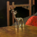 Miniature Brass Goat Figurine – Antique Zodiac Collectible Decorative Figurine SPOT Default Title