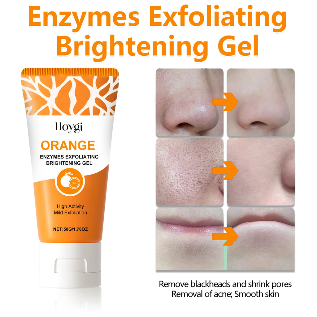 Hoygi Orange Enzyme Exfoliating Brightening Gel 50g Exfoliating Face Gel SPOT