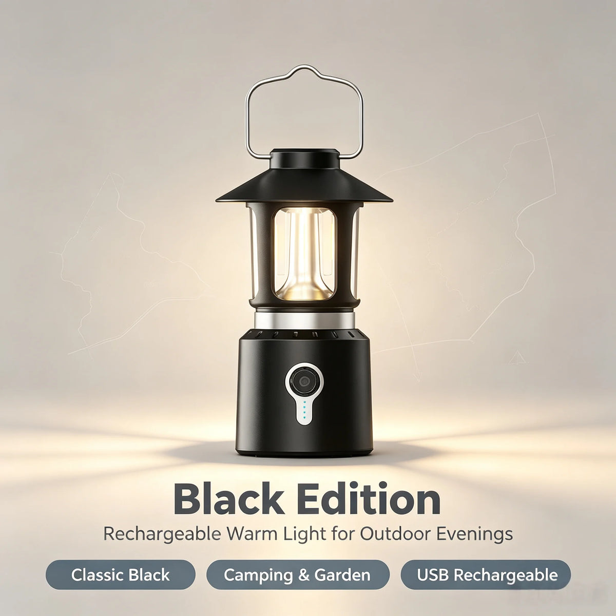 Rechargeable LED Camping Lantern – Waterproof Dual Light LED Camping Lantern SPOT