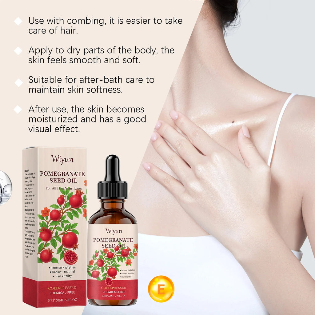 WIYUN Pomegranate Seed Oil – Hydrating Body & Hair Oil 60ml Body & Hair Oil SPOT