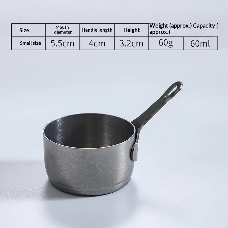 Stainless Steel Sauce Cup with Handle – Dipping & Serving Sauce Serving Cup SPOT S