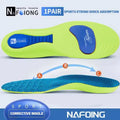 Orthotic Arch Support Insoles – EVA Cushioning, Unisex EU35–46 Orthotic Shoe Insoles SPOT Green EU41-42(260mm)