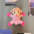 Fluffy Lamb Plush Fridge Magnet – Cute Sheep Decor & Gift Plush Fridge Magnet SPOT Pink